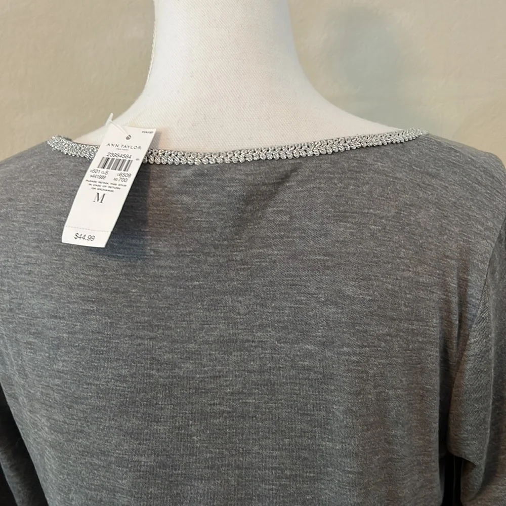 NWT ANN TAYLOR Long Sleeve Top